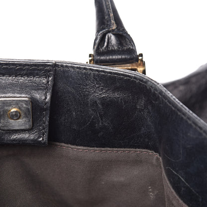 Fendi Vitello Acqua Large Twins Tote Black 13 of 24