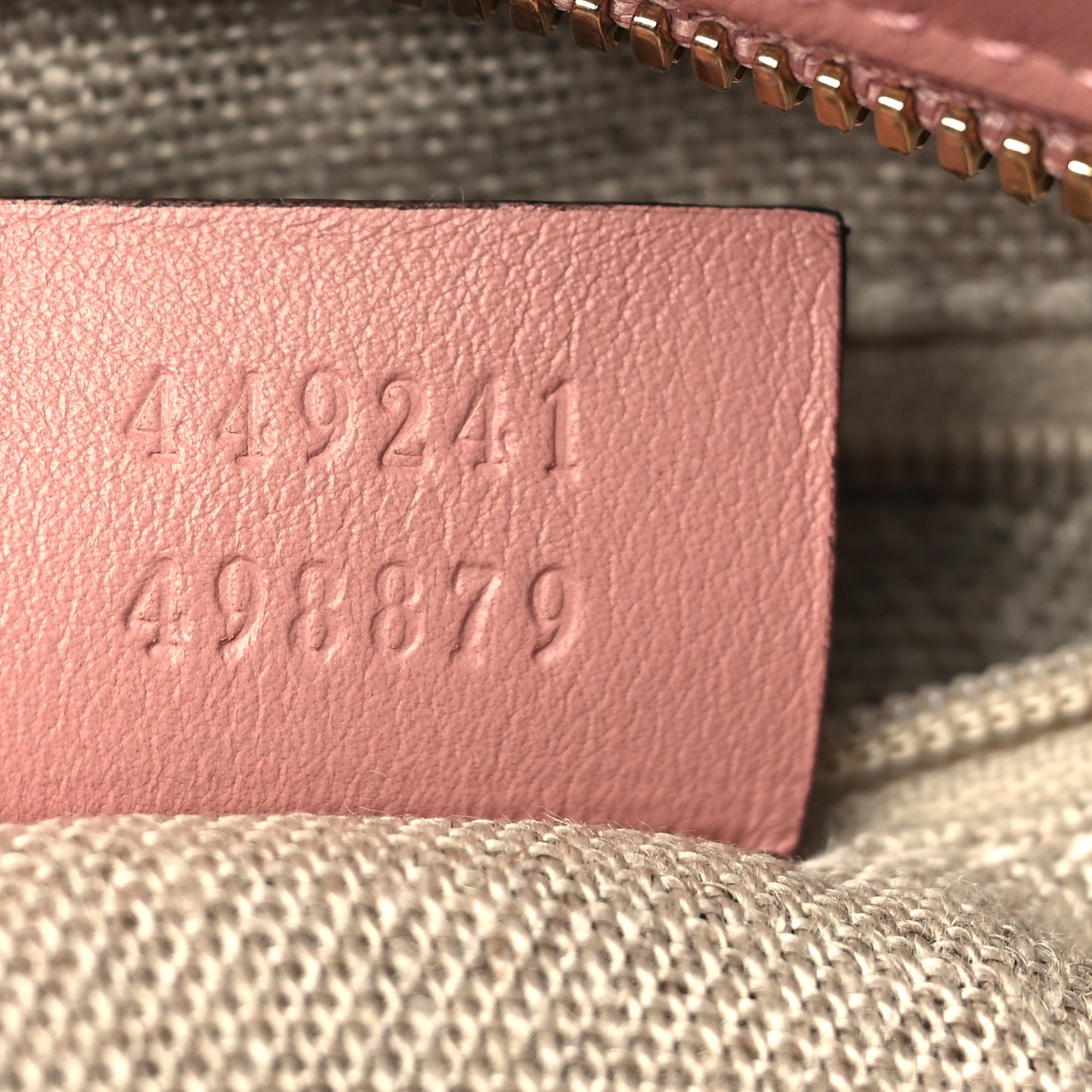 Microguccissima Small Bree Tote Soft Pink