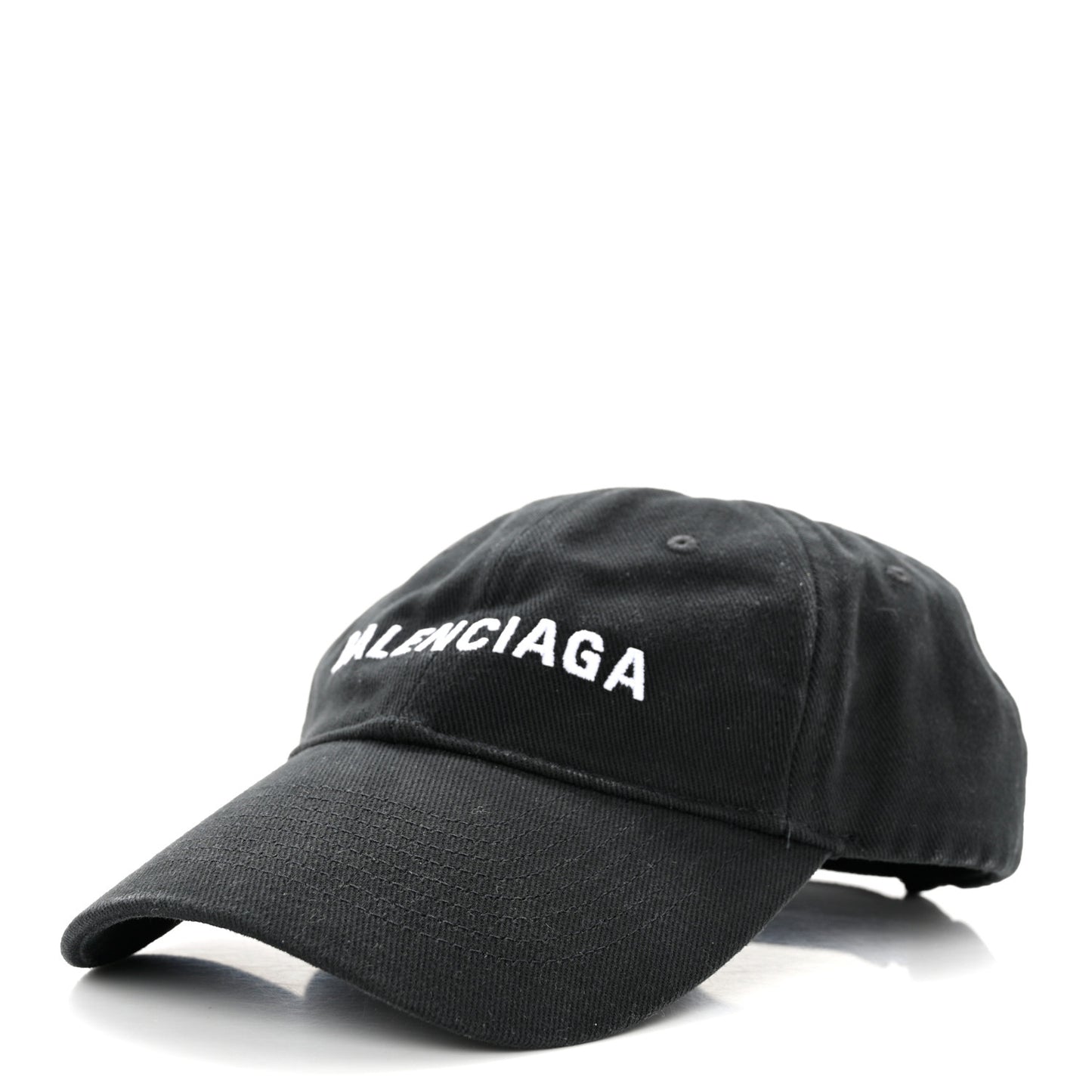 Cotton Logo Classic Baseball Cap 58 L Black White