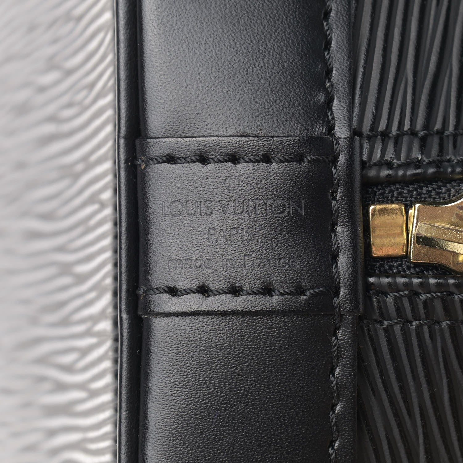 Louis Vuitton Epi Alma PM Black 5 of 13