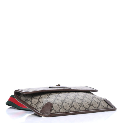 Gucci GG Supreme Monogram Neo Vintage Web Belt Bag Brown 3 of 5