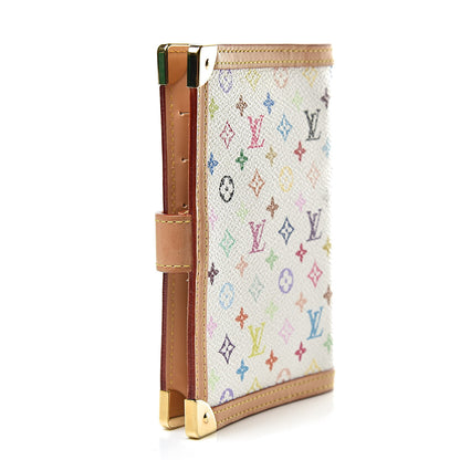 Louis Vuitton Monogram Multicolor Small Ring Agenda Cover White 3 of 10