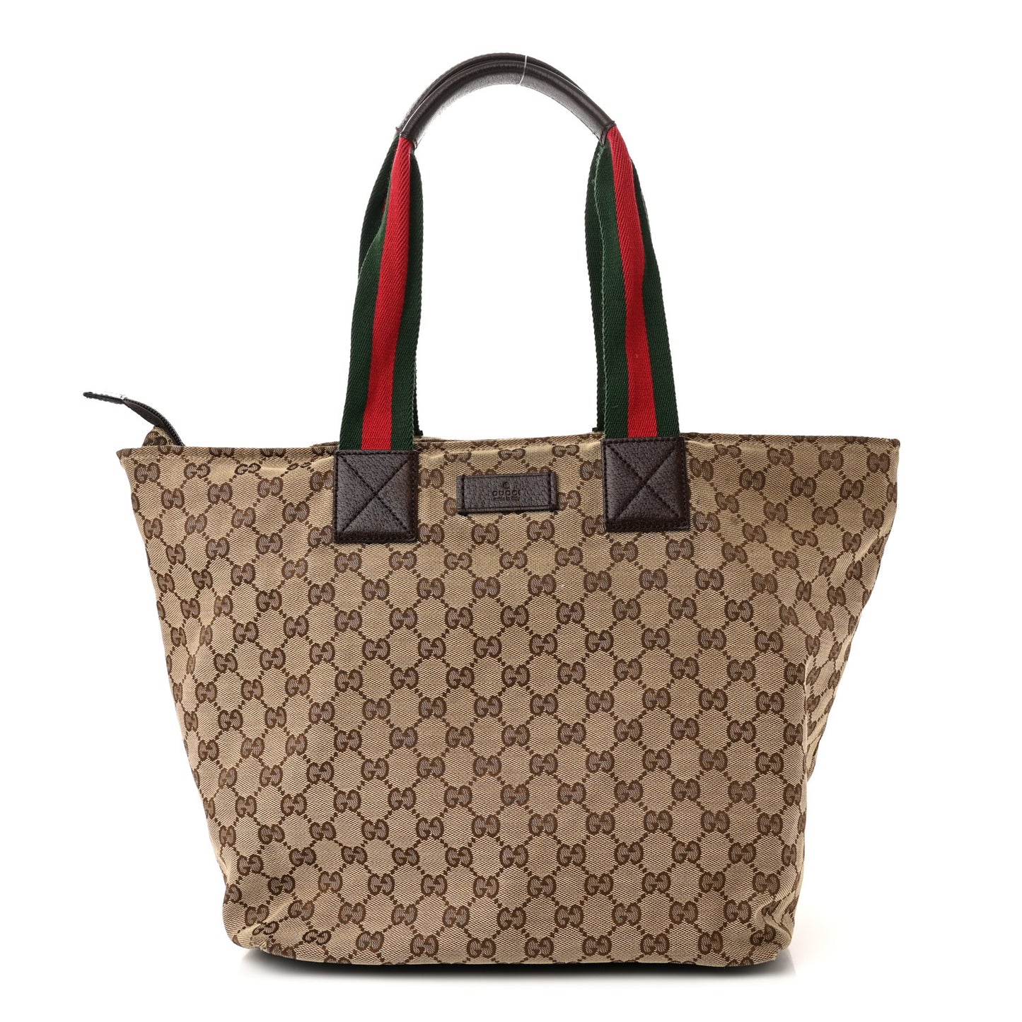 GG Monogram Large Web Handle Bucket Tote