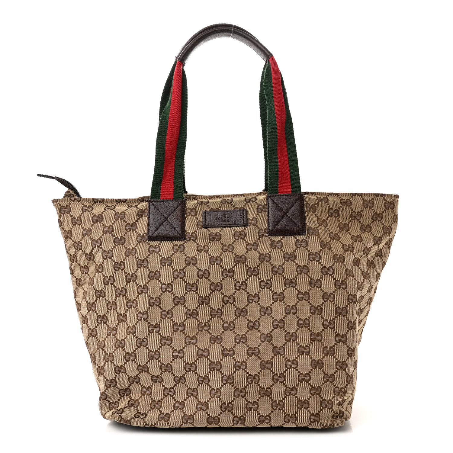 Gucci GG Monogram Large Web Handle Bucket Tote 1 of 16