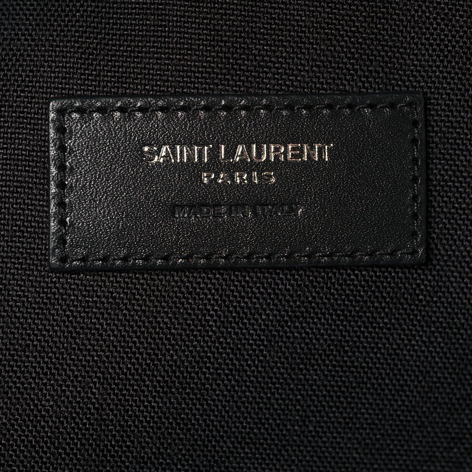 Saint Laurent Canvas Logo City Backpack White 6 of 12