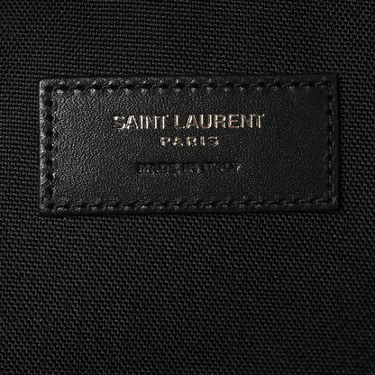 Saint Laurent Canvas Logo City Backpack White 6 of 12