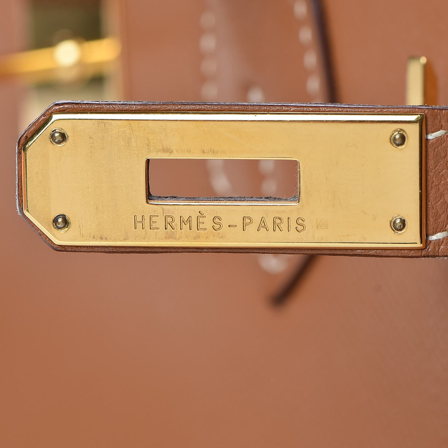 Epsom Birkin 35 Gold