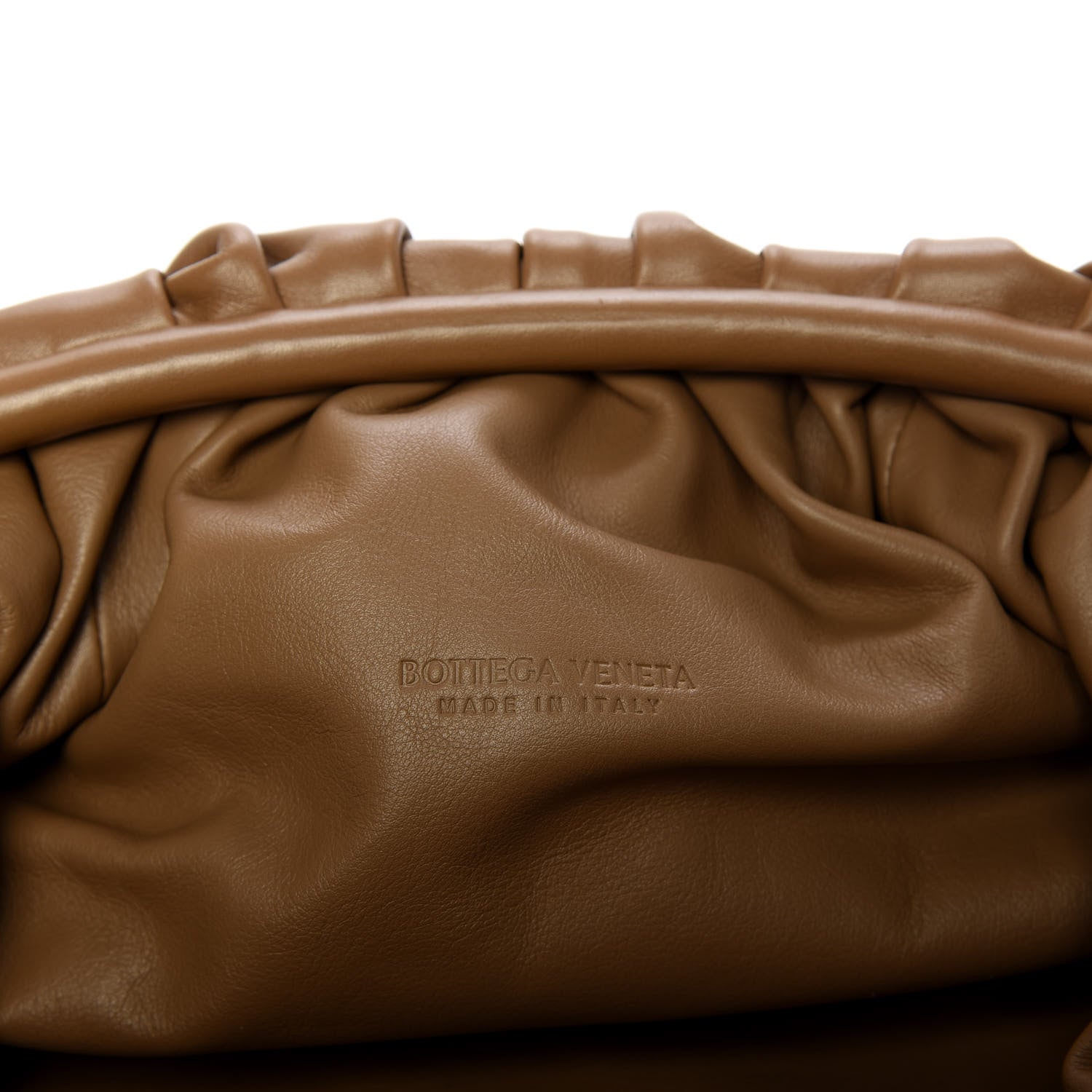 Bottega Veneta Smooth Butter Calf The Pouch Oversized Clutch Cammello 6 of 8