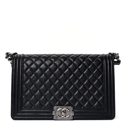 Chanel Caviar Quilted New Medium Boy Flap Black 1 of 4