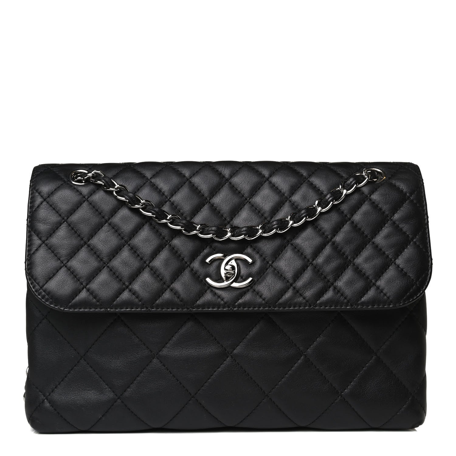 Chanel Calfskin Quilted In The Business Flap Bag Black 1 of 15