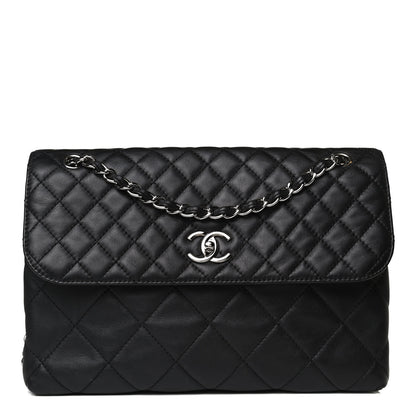 Chanel Calfskin Quilted In The Business Flap Bag Black 1 of 15