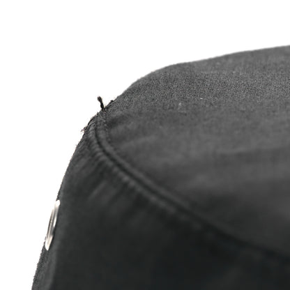 Christian Dior Polyester Cotton Oblique Teddy-D Brim Bucket Hat 58 Black 9 of 9
