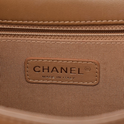Chanel Lambskin Quilted New Medium Boy Flap Beige 6 of 16