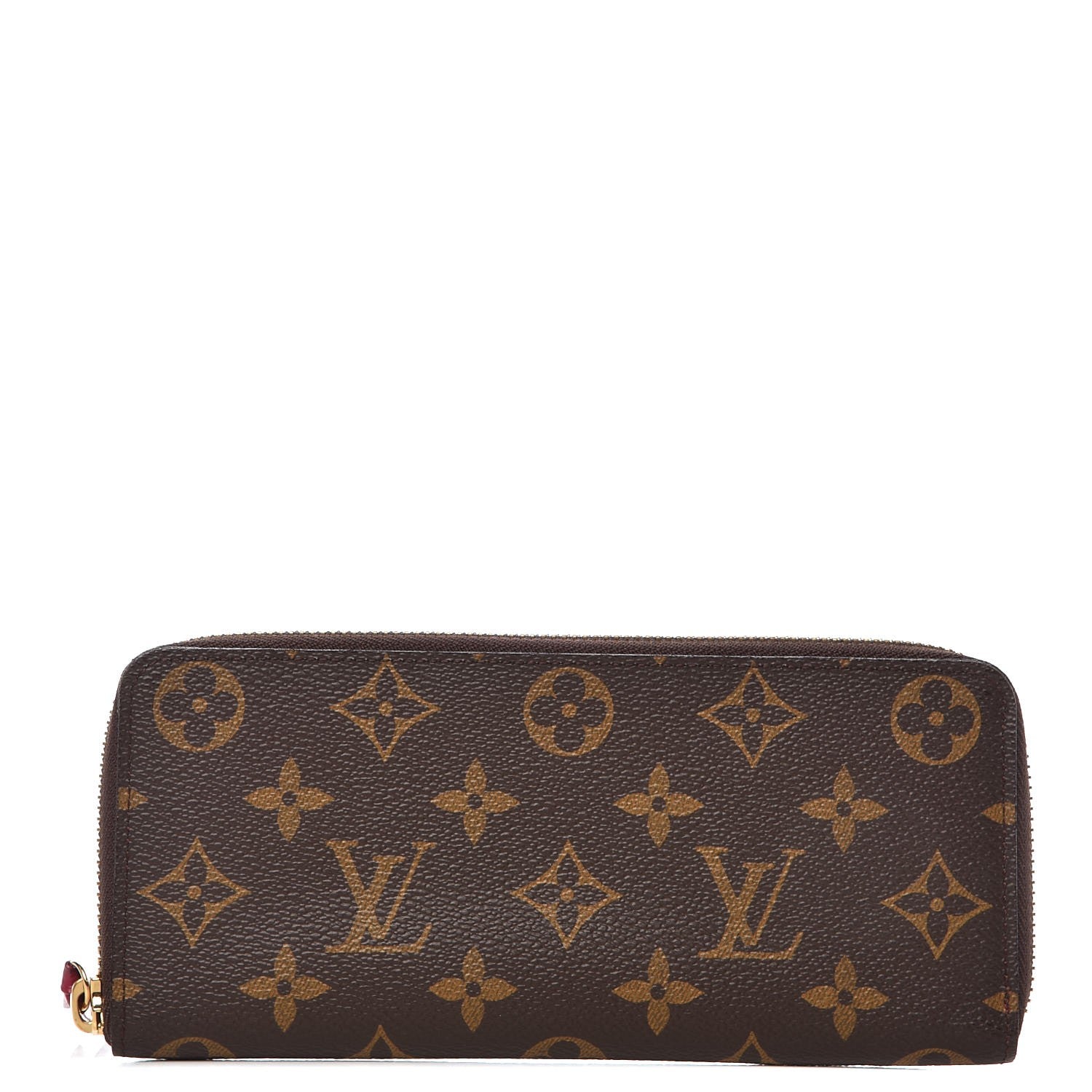 Louis Vuitton Monogram Clemence Wallet Fuchsia 1 of 7