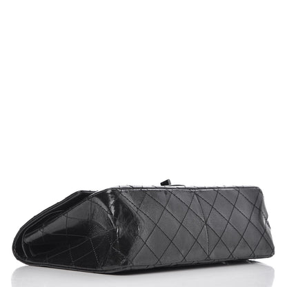 Chanel Glazed Calfskin Quilted 2.55 Reissue 226 Flap So Black 5 of 8