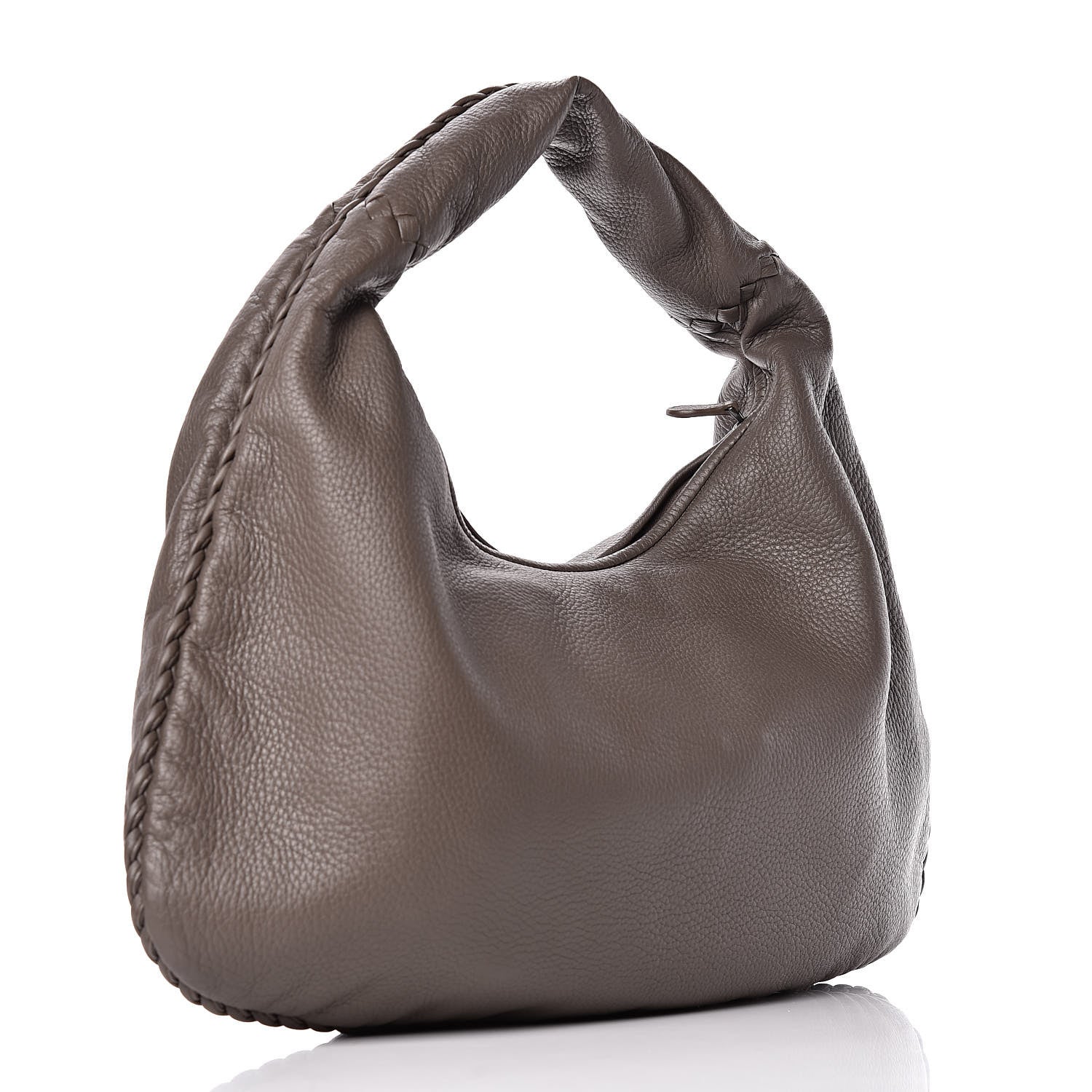 Bottega Veneta Cervo Deerskin Large Hobo Steel 3 of 10