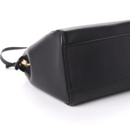 Fendi Nappa Mini Peekaboo Iconic Satchel Black 10 of 18