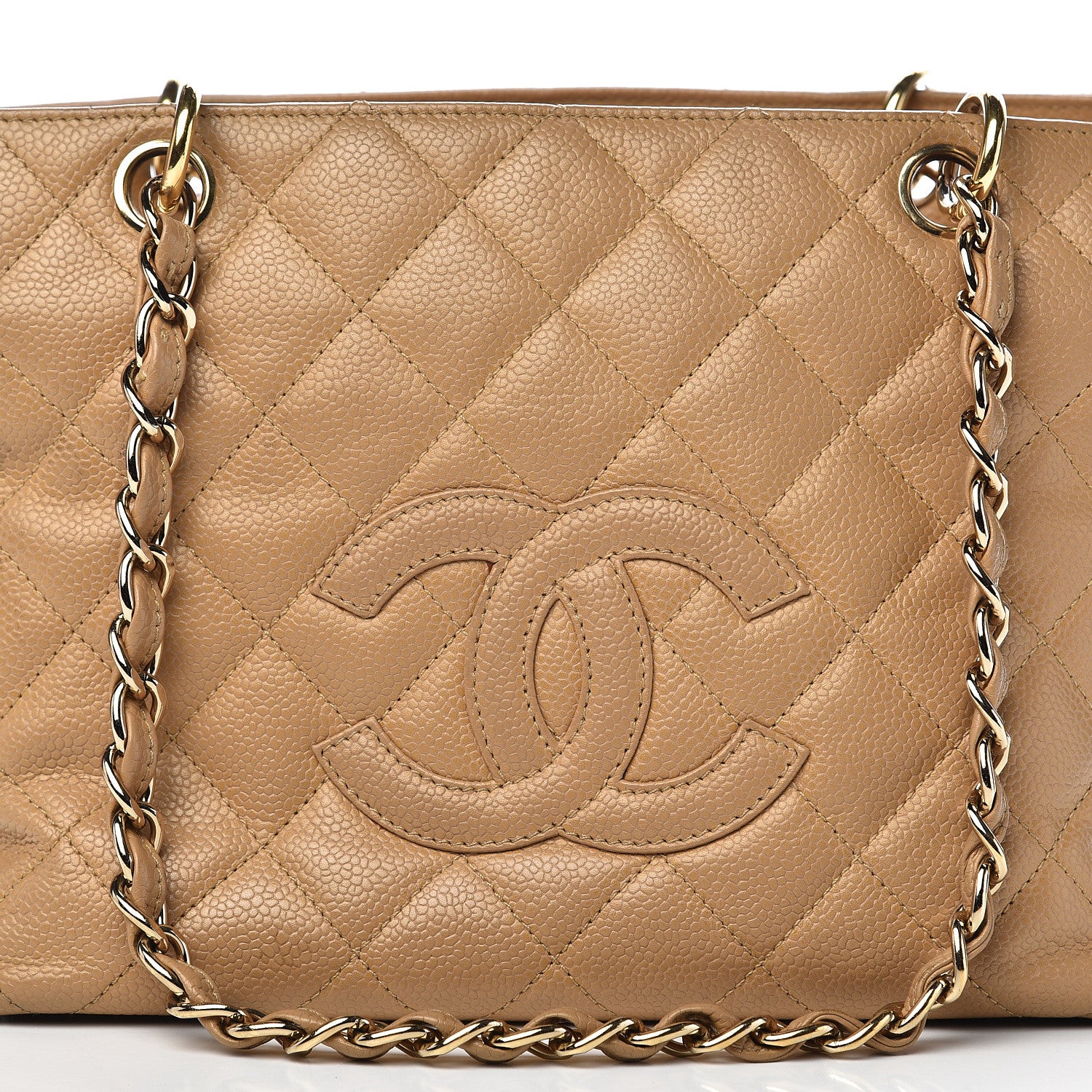 Chanel Caviar Quilted Petit Timeless Tote PTT Beige 17 of 17