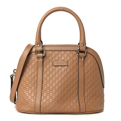 Gucci Soft Microguccissima Mini Dome Bag Camelia 1 of 8