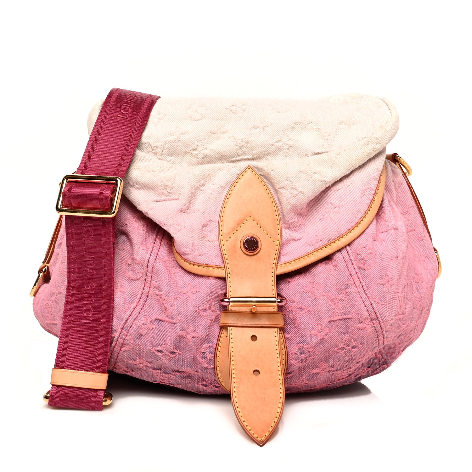 Louis Vuitton Denim Sunshine Messenger Rose 1 of 11