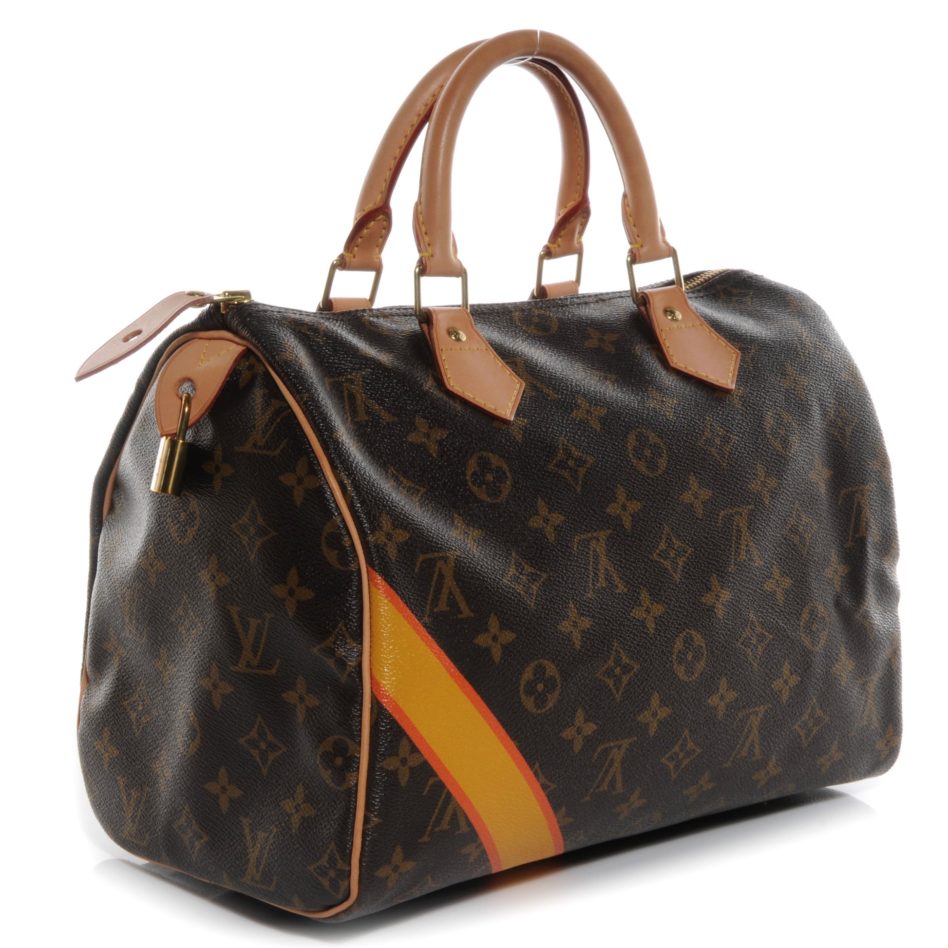 Louis Vuitton Monogram My LV Heritage Speedy 30 Orange Yellow 4 of 9