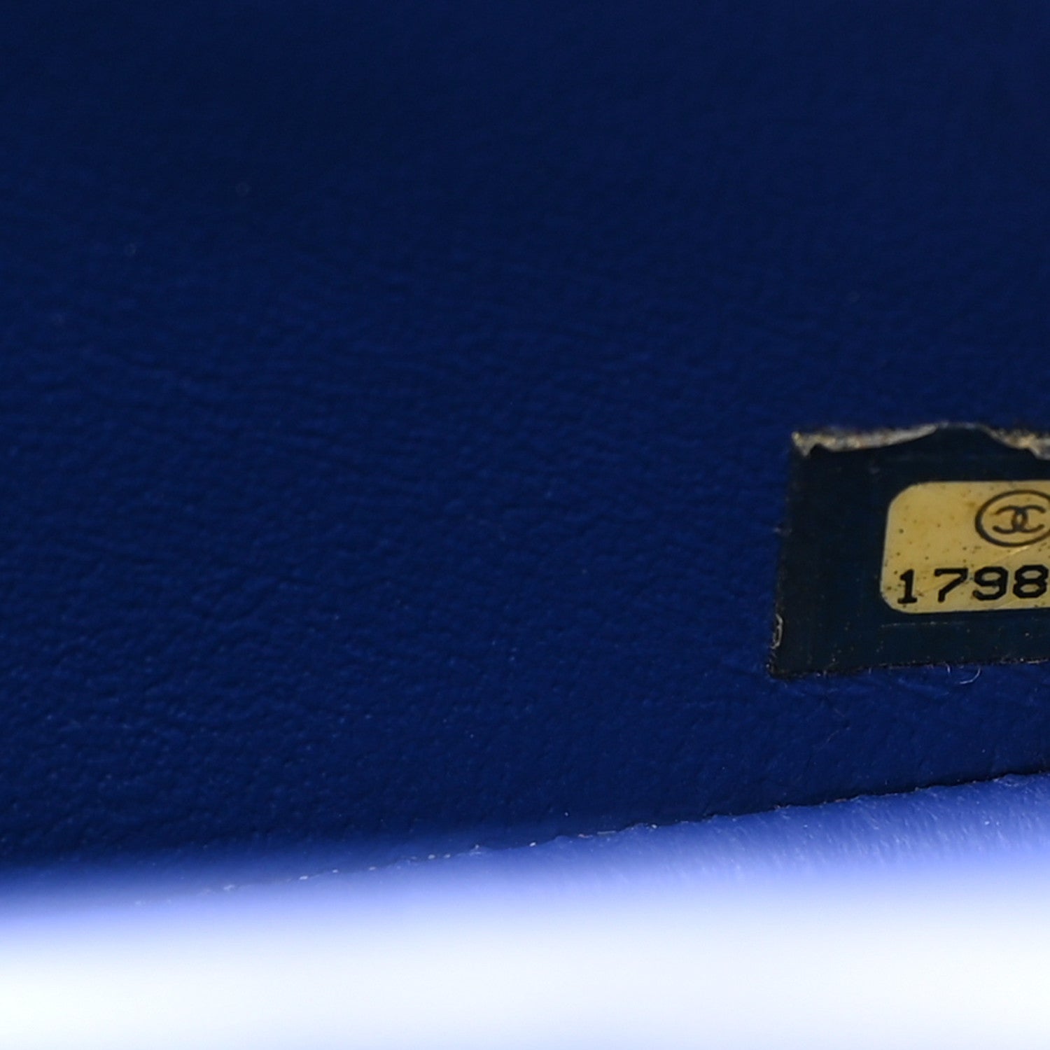 Chanel Lambskin Quilted Mini Rectangular Flap Blue 7 of 22