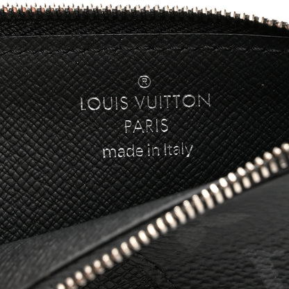 Louis Vuitton Monogram Eclipse Taiga Coin Card Holder 6 of 6