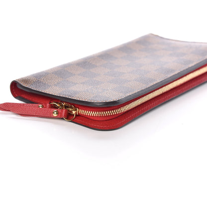 Louis Vuitton Damier Ebene Insolite Wallet Red 7 of 8