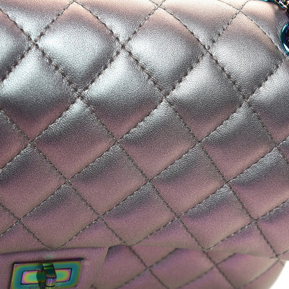 Chanel Iridescent Lambskin Quilted 2.55 Reissue 226 Flap Light Purple 9 of 10