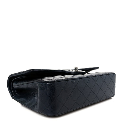 Chanel Caviar Quilted Medium Double Flap Navy 3 of 10
