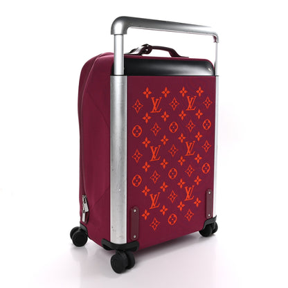 Louis Vuitton LOUIS VUITTON Knit Monogram Horizon Soft 55 Suitcase Fuchsia 2 of 10
