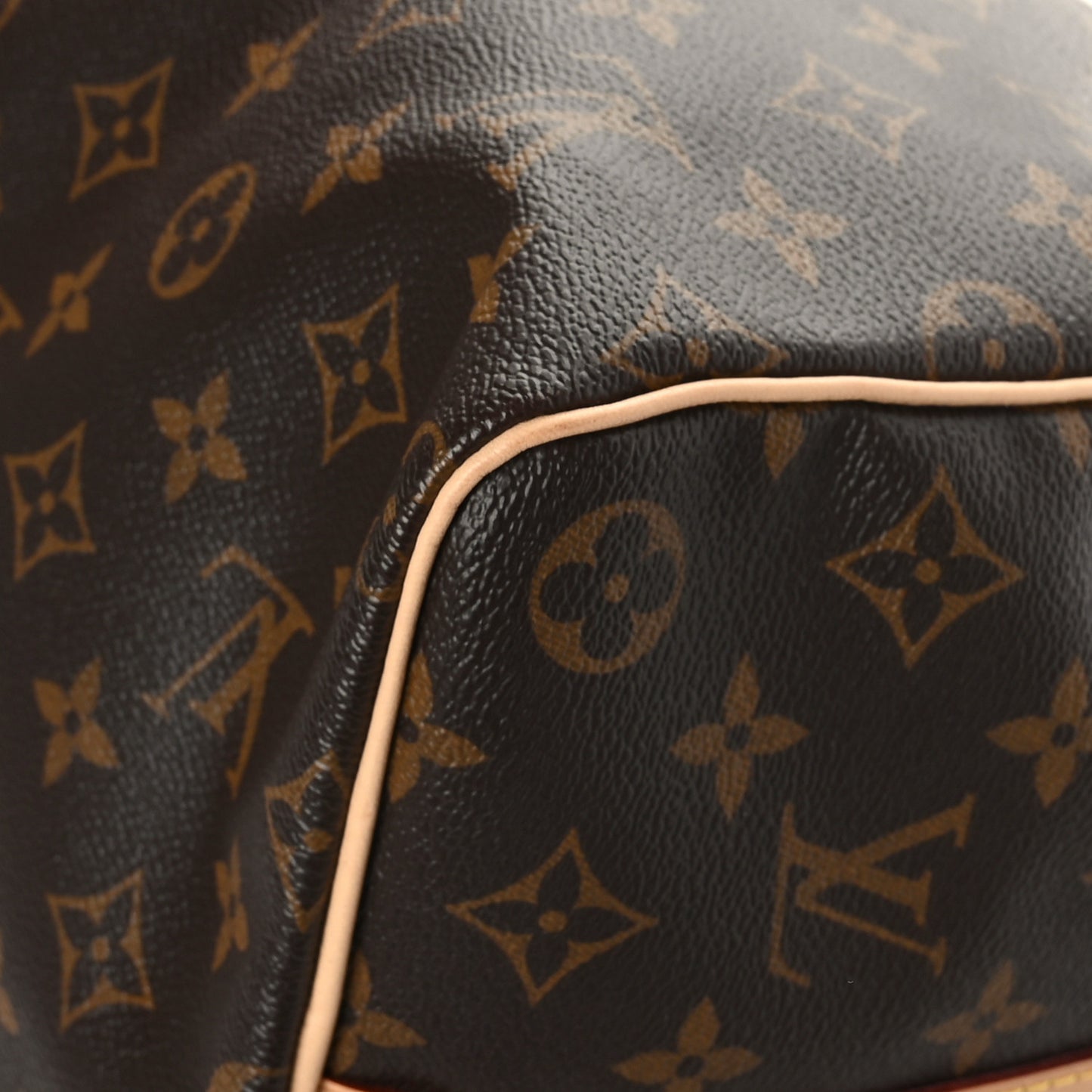 Monogram My LV Heritage Speedy Bandouliere 40 Bordeaux White