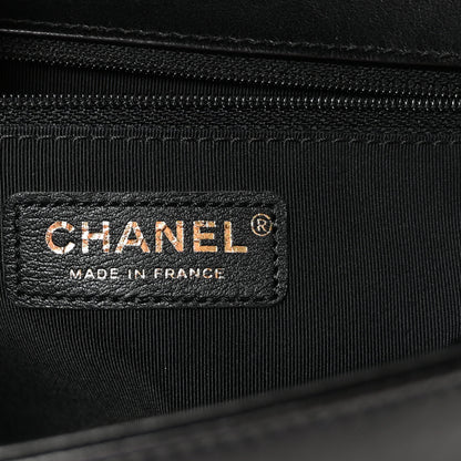 Chanel Lambskin Quilted New Medium Boy Flap Black 6 of 10