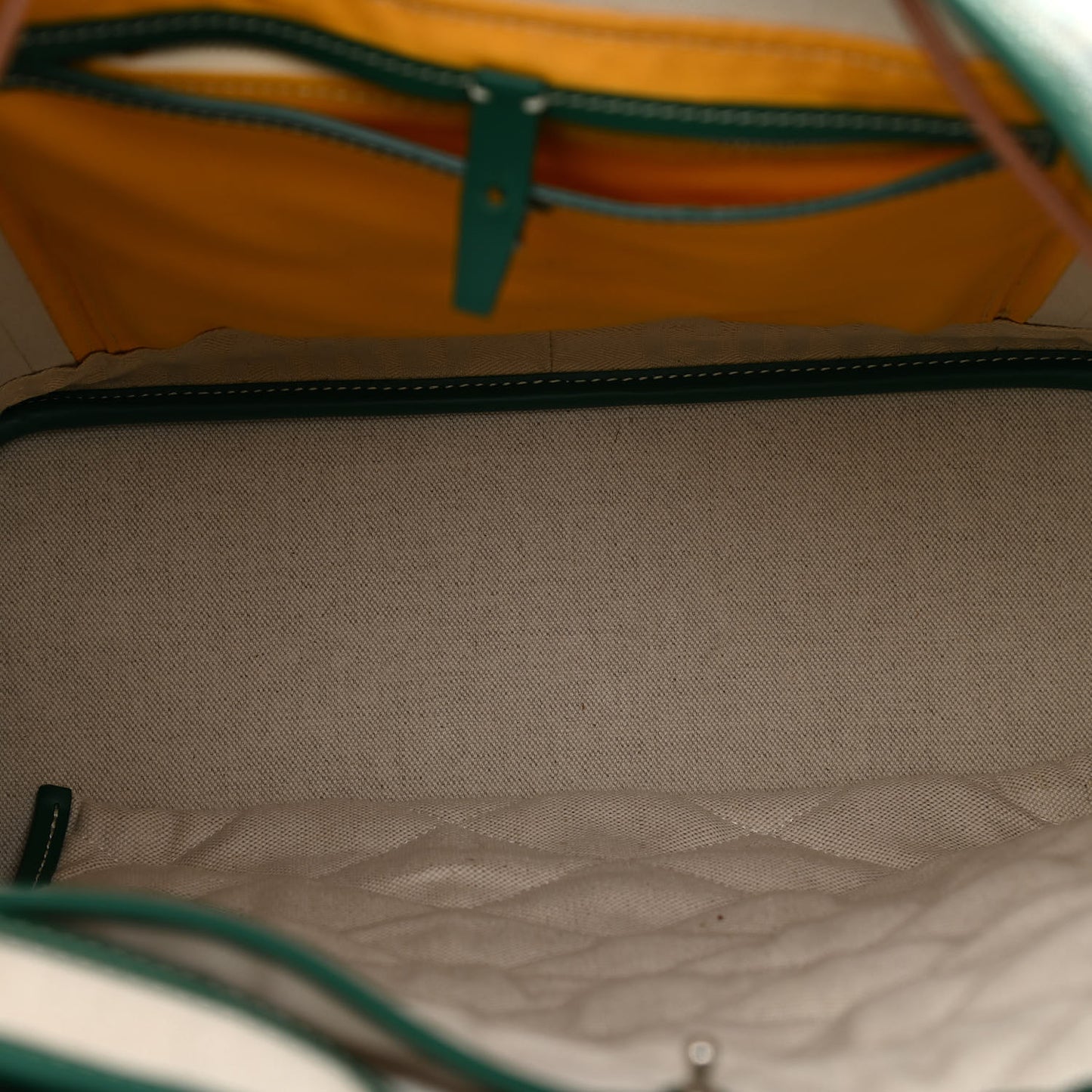 Goyardine Calfskin Alpin MM Backpack Green