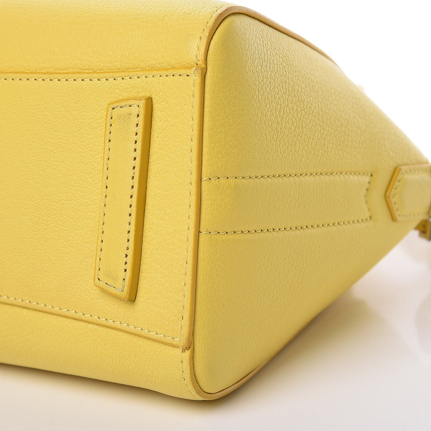 Sugar Goatskin Mini Antigona Yellow