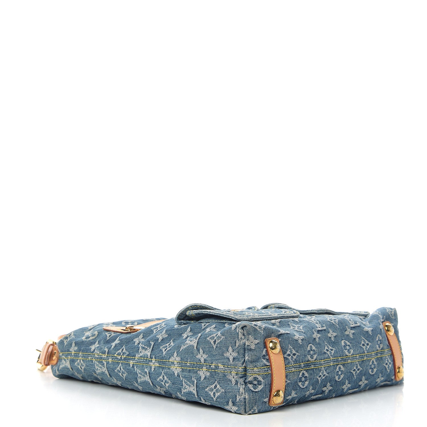 Louis Vuitton Denim Baggy GM Blue 3 of 9