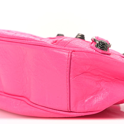 Balenciaga Agneau Arena Le Cagole Shoulder Bag XS Hot Pink 10 of 11