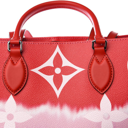 Louis Vuitton Monogram Escale Onthego GM Rouge 9 of 9