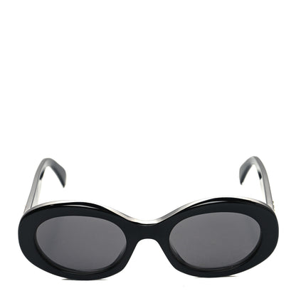 Celine Acetate Triomphe 01 Sunglasses CL 40194U Black 2 of 7