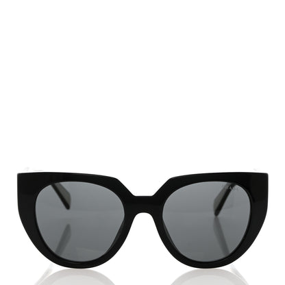 Prada Acetate Sunglasses SPR 14W Black White 2 of 7