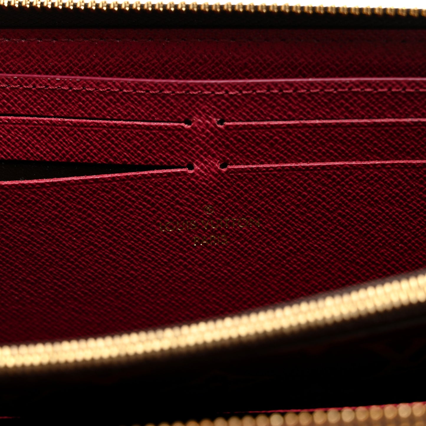 Monogram Clemence Wallet Fuchsia