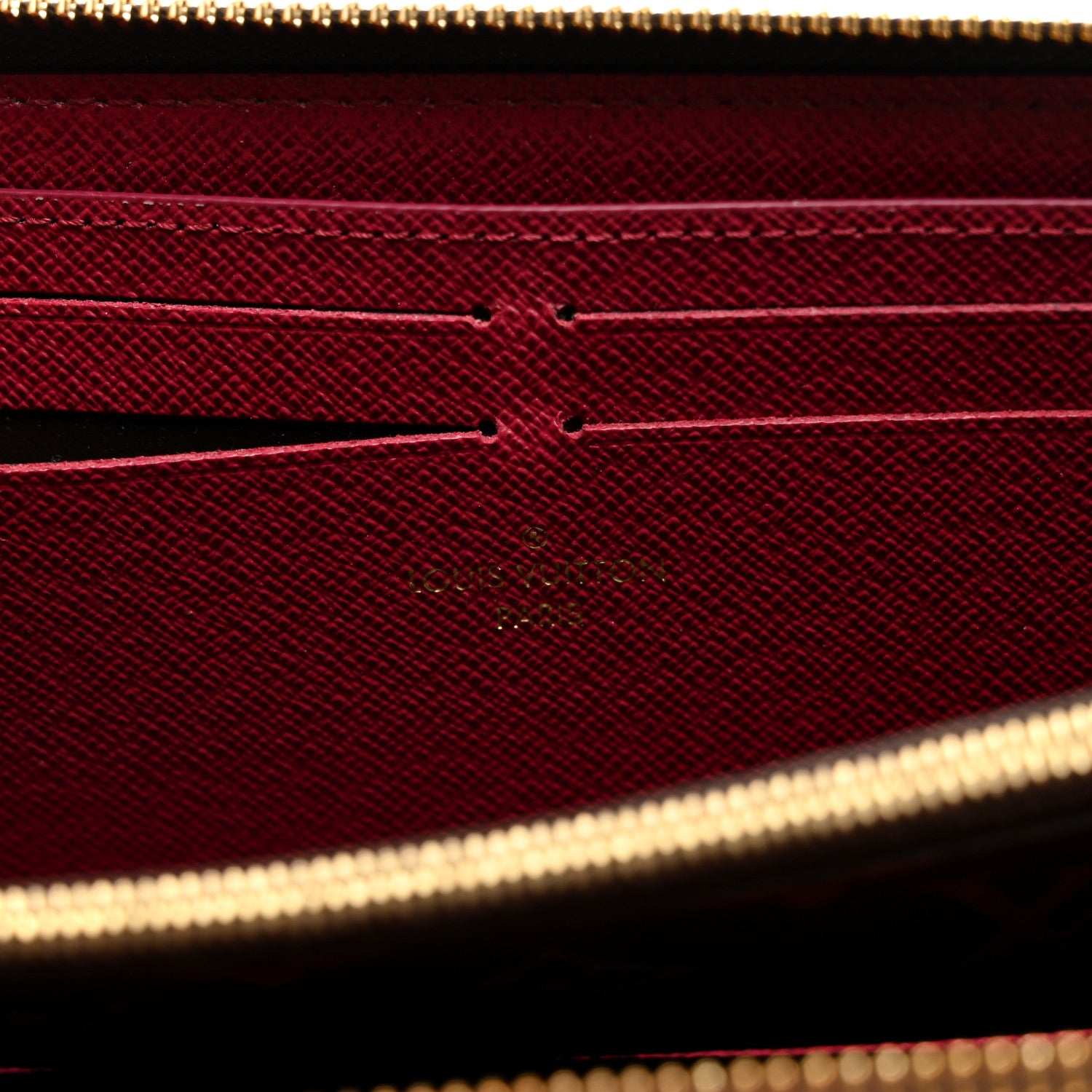 Louis Vuitton Monogram Clemence Wallet Fuchsia 6 of 7