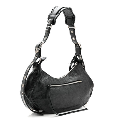 Balenciaga Agneau Arena Small Le Cagole Shoulder Bag Black 4 of 11
