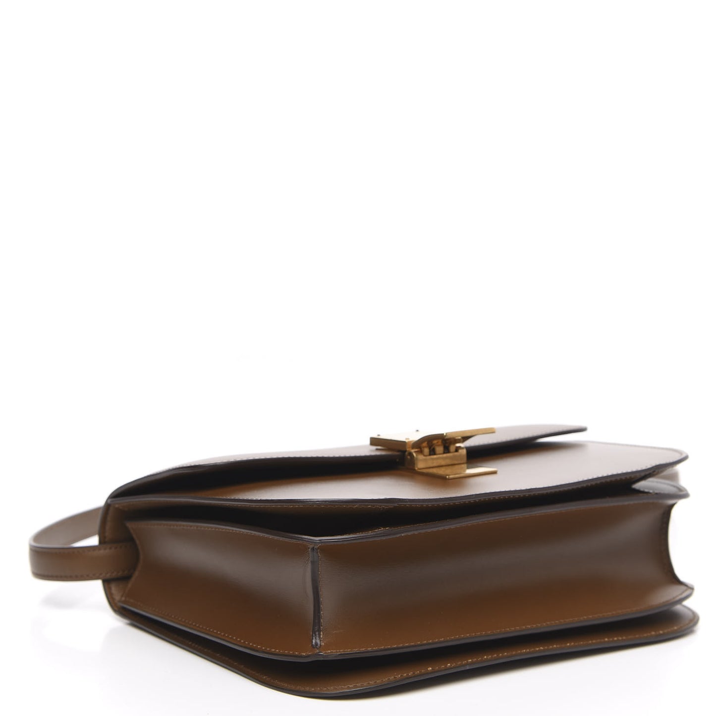 Box Calfskin Medium Classic Box Flap Bag Camel