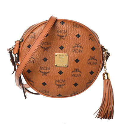 MCM Visetos Medium Heritage Tambourine Cognac 1 of 14