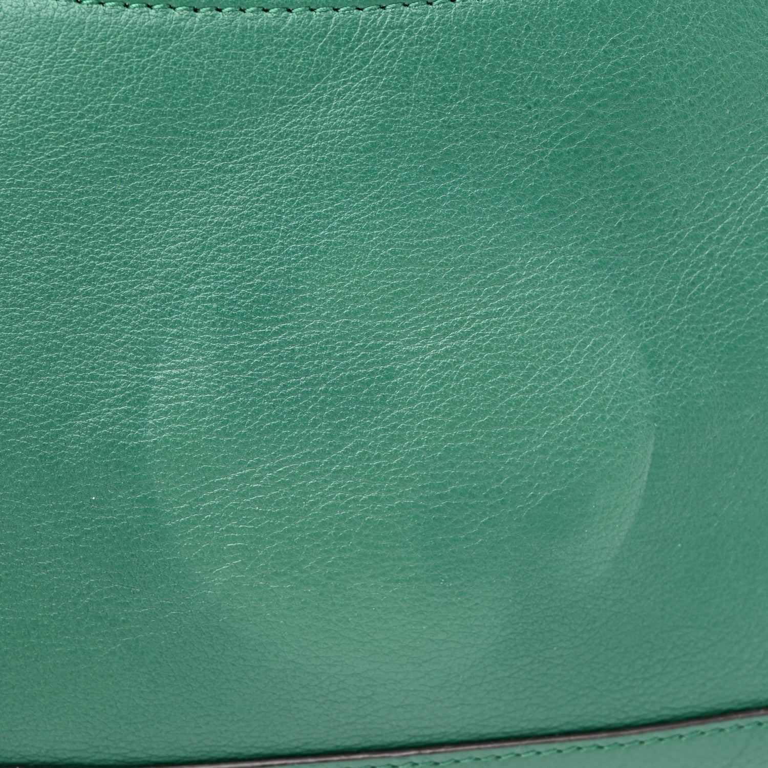 Gucci Roxy Calfskin Blondie Chain Shoulder Flap Bag Emerald 12 of 12