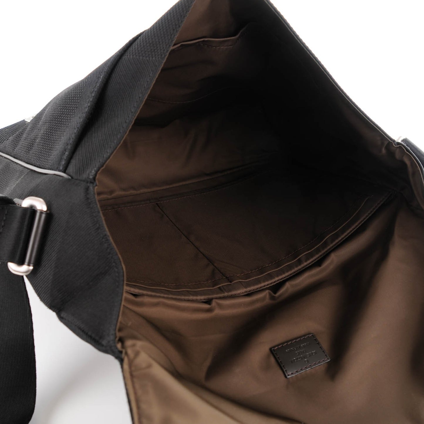 Damier Geant Messenger Bag Black