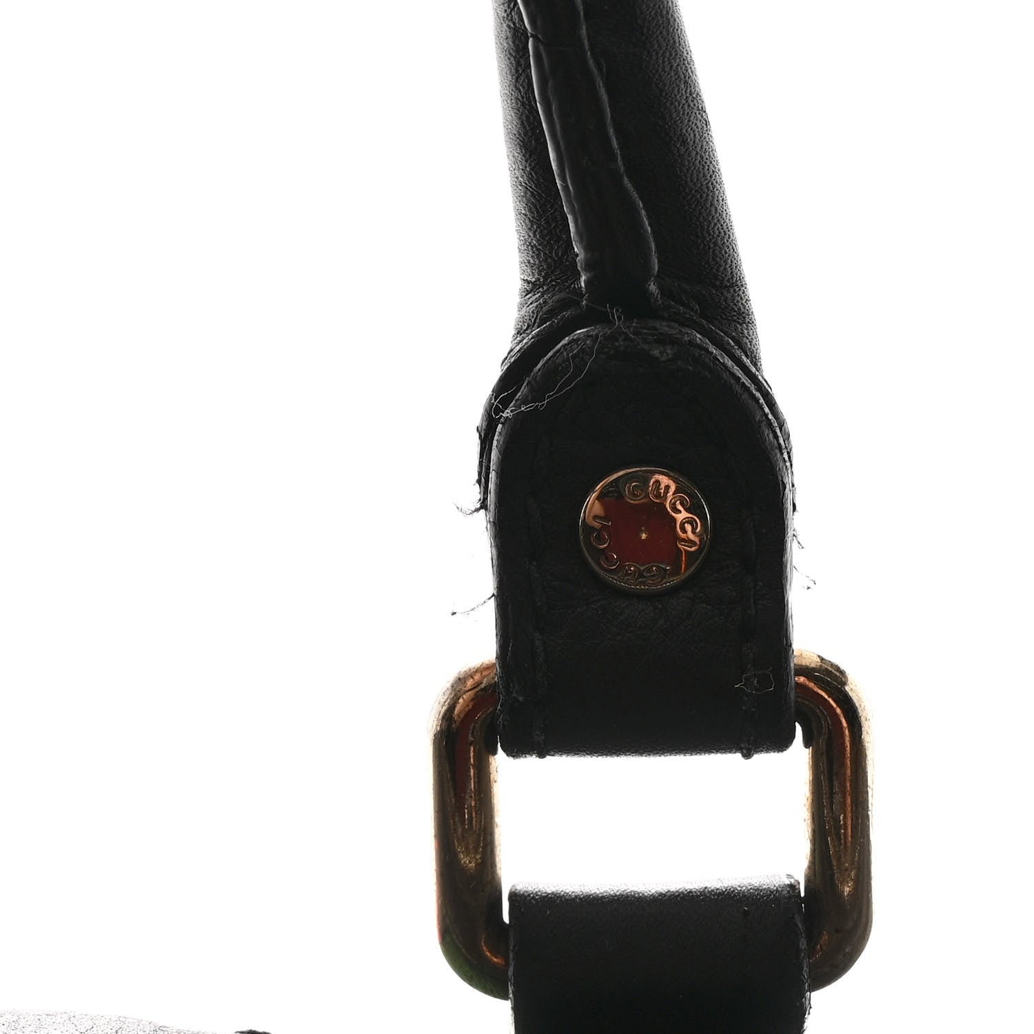 Gucci Calfskin Vintage Web Medium Boston Black 11 of 13