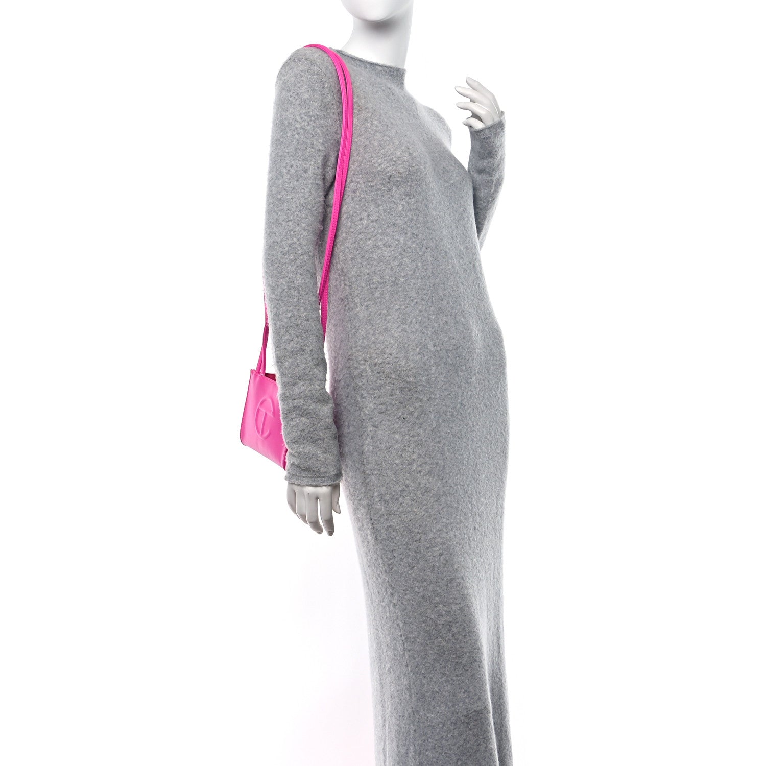 Telfar Vegan Leather Small Shopping Bag Azalea 2 of 11