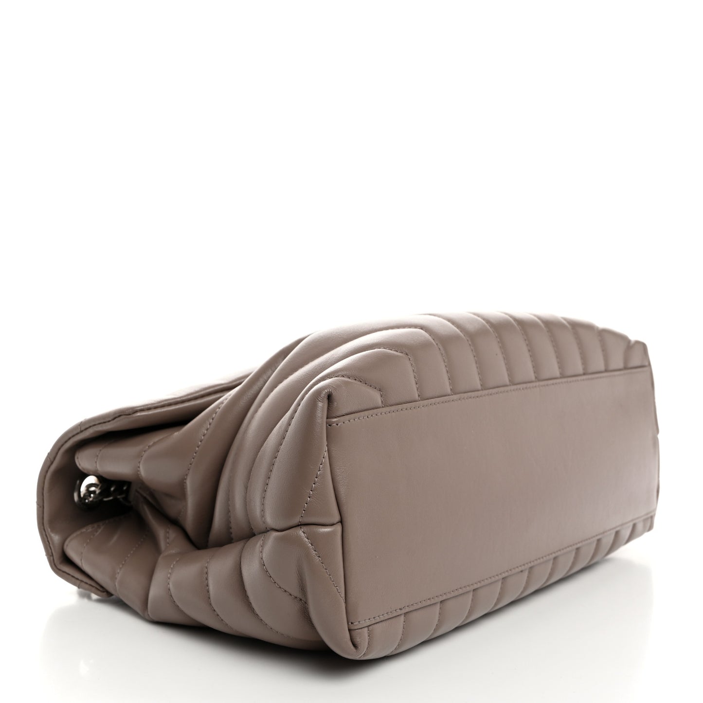 Calfskin Y Quilted Monogram Medium Loulou Chain Satchel Mink